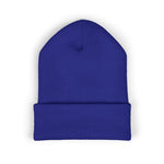 Load image into Gallery viewer, Embroidered North Star Cuffed Beanie — 'Guiding Star' Winter Knit Hat

