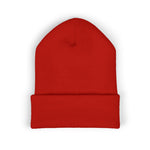 Load image into Gallery viewer, Embroidered North Star Cuffed Beanie — 'Guiding Star' Winter Knit Hat
