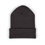 Load image into Gallery viewer, Embroidered North Star Cuffed Beanie — 'Guiding Star' Winter Knit Hat
