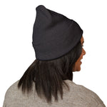 Load image into Gallery viewer, Embroidered North Star Cuffed Beanie — 'Guiding Star' Winter Knit Hat
