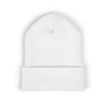 Load image into Gallery viewer, Embroidered North Star Cuffed Beanie — 'Guiding Star' Winter Knit Hat
